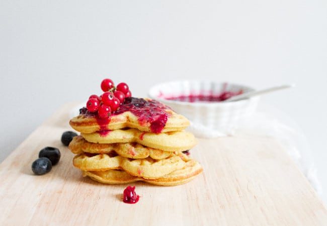 gaufres protéinées à la whey bio