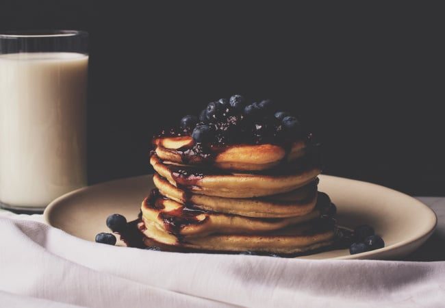 une délicieuse recette de pancake hyper protéinés à la proteine whey bio