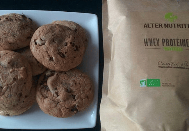 Cookies au chocolat protéine bio Alter Nutrition