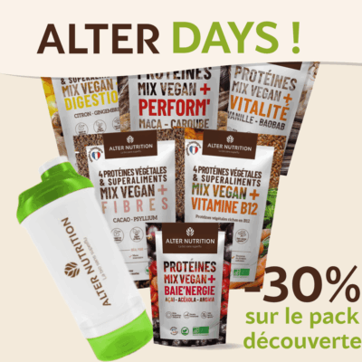 Pack découverte Mix Vegan Bio 4 x 200g