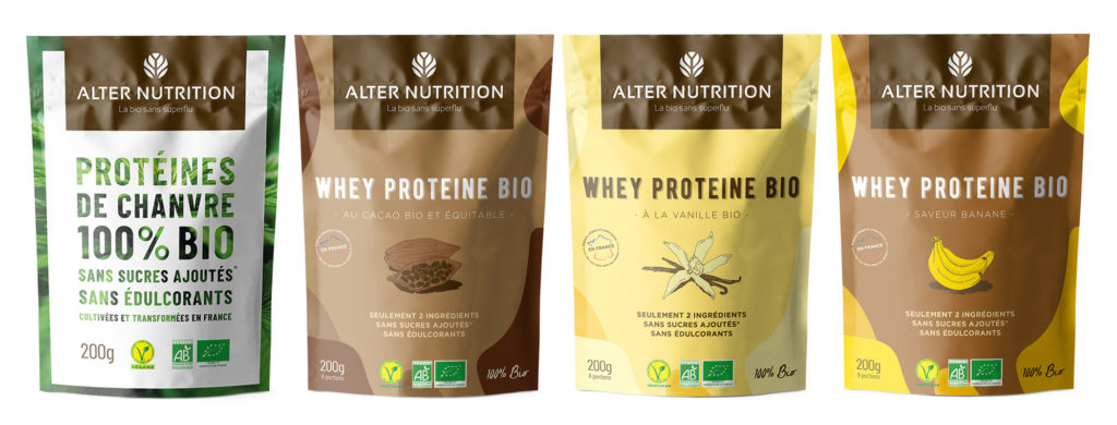 nouveaux packagings la bio sans superflu alter nutrition