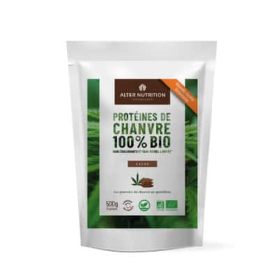 Protéines de chanvre bio cacao