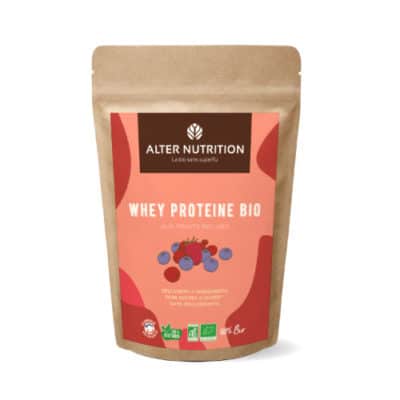 Whey proteine bio aux fruits rouges