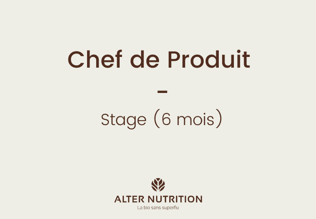 Chef de produit - offre d'emploi