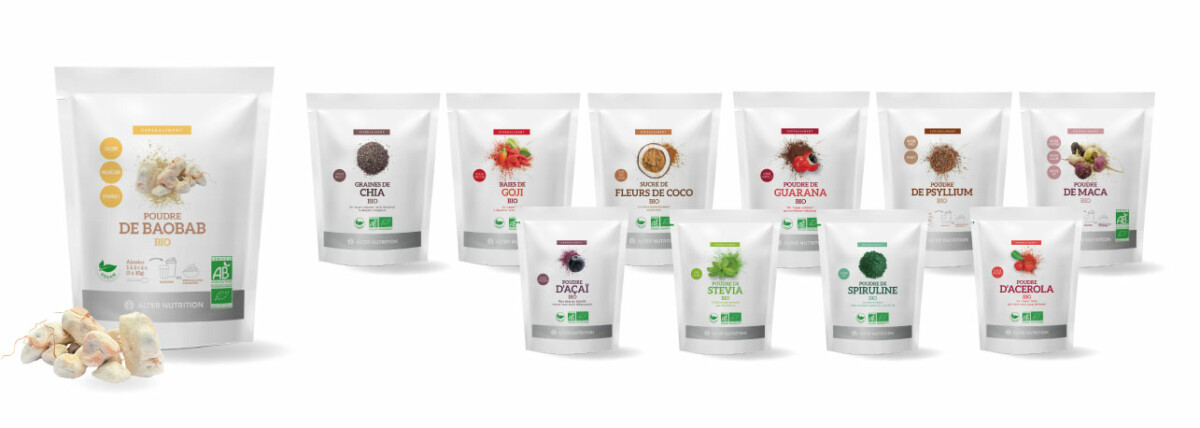 Poudre de baobab bio gamme