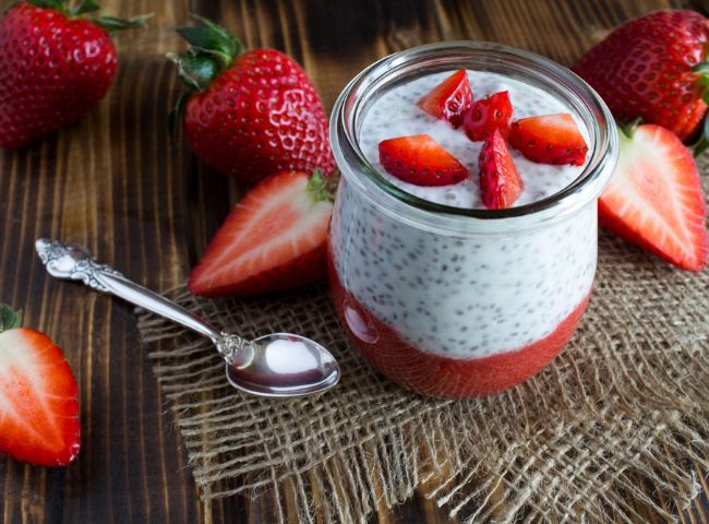 Pudding de chia protéiné