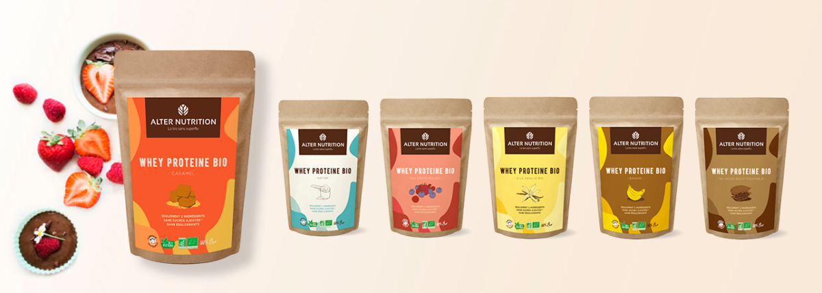 Whey bio nouvelle recette au caramel