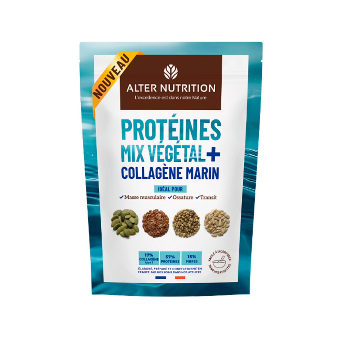 protéines végétales bio collagène marin