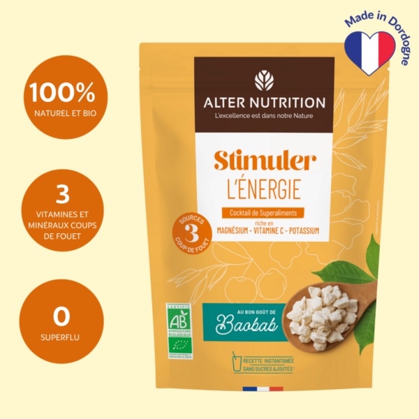 Cocktail Bio de super aliments Spécial Vitalité et anti-fatigue - 200 g