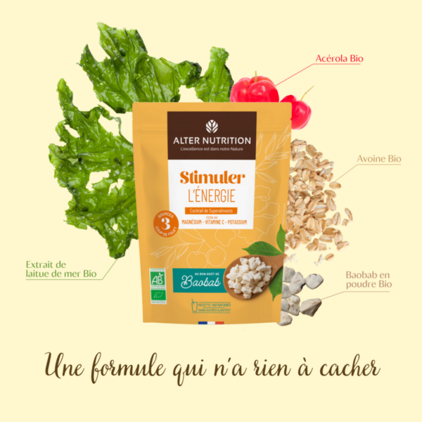 Cocktail Bio de super aliments Spécial Vitalité et anti-fatigue - 200 g